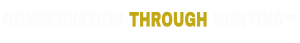 Conservation Through Hunting title website TM